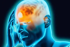 Image of person with migraine and headache pain